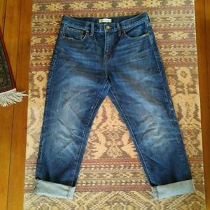 Madewell Straight Crop jeans